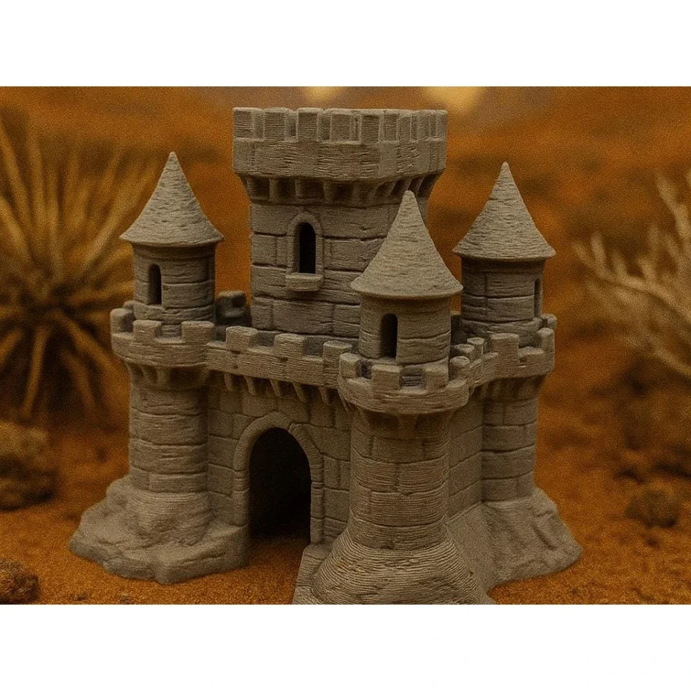 Stone keep Castle Reptile Hide and‎ climb, Decor